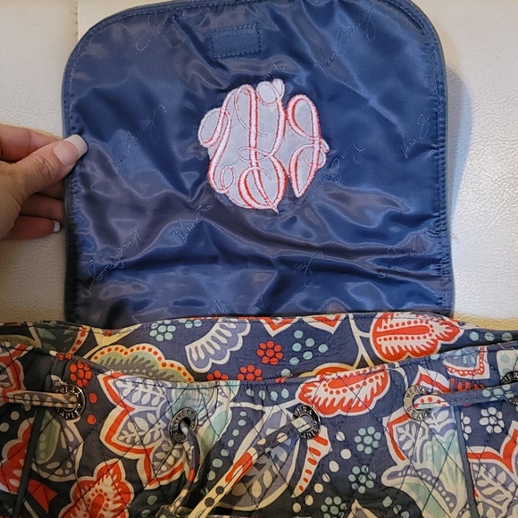 Vera Bradley monogrammed backpack SJB - Picture 6 of 11